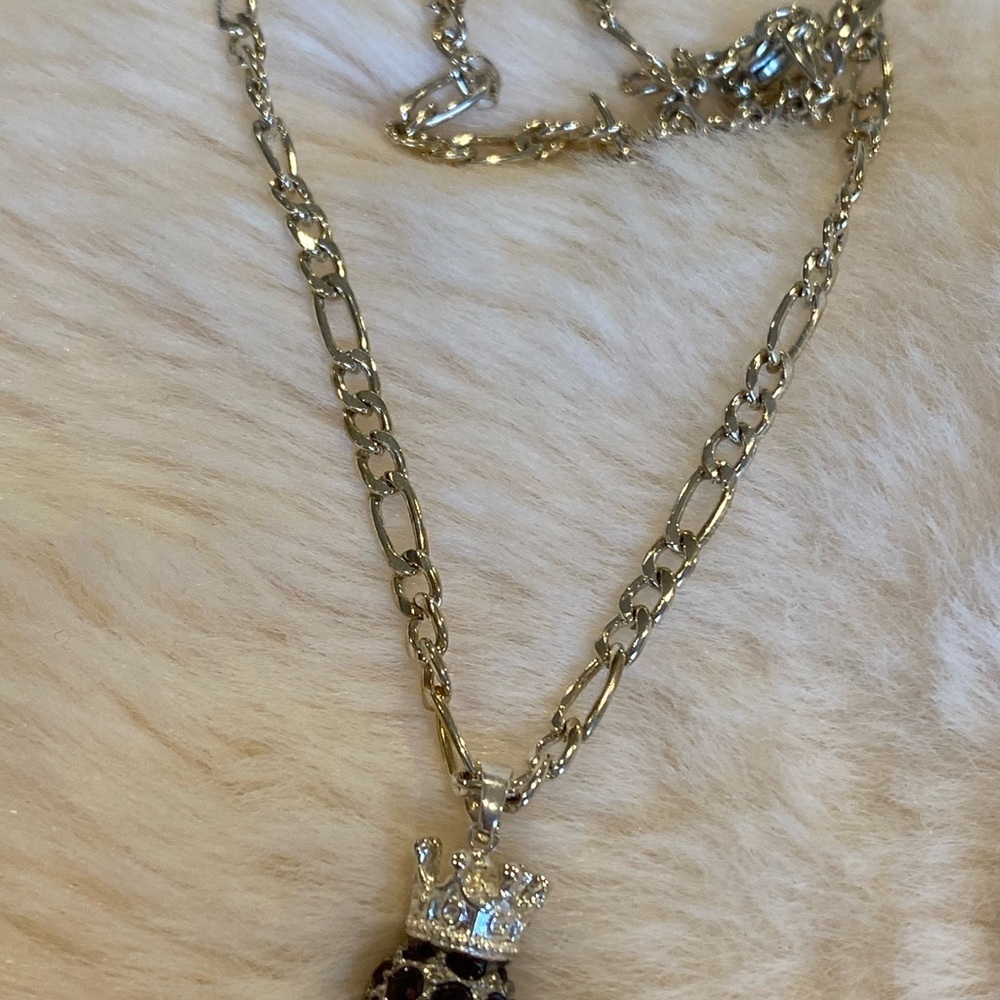 NWT STERLING Silver and Purple AMETHYST SWAROWSKY Pendant Necklace - Picture 9 of 9